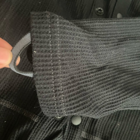 [L]Carhartt Black Men’ Waffle Knit Jumpsuit Base Layer NWOT - Picture 2 of 11